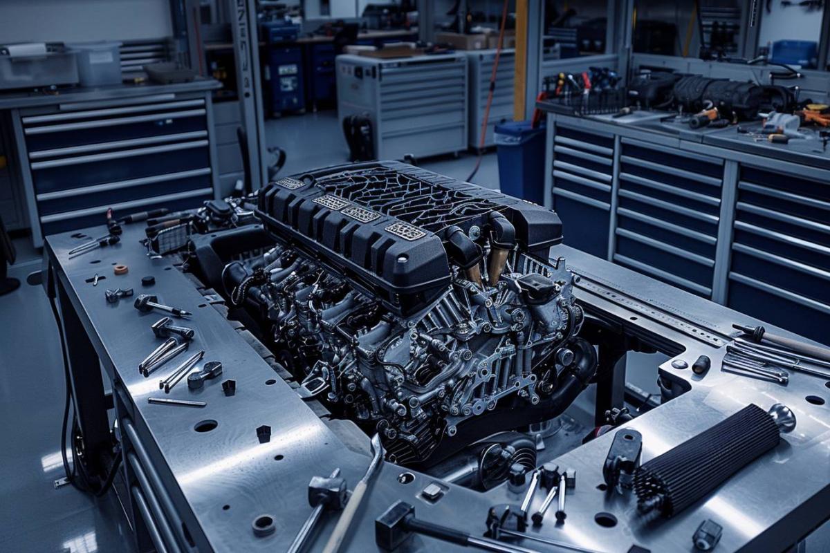 Komplette Demontage und Wiederaufbau eines Audi W12-Motors : Automobiles ASMR-Erlebnis