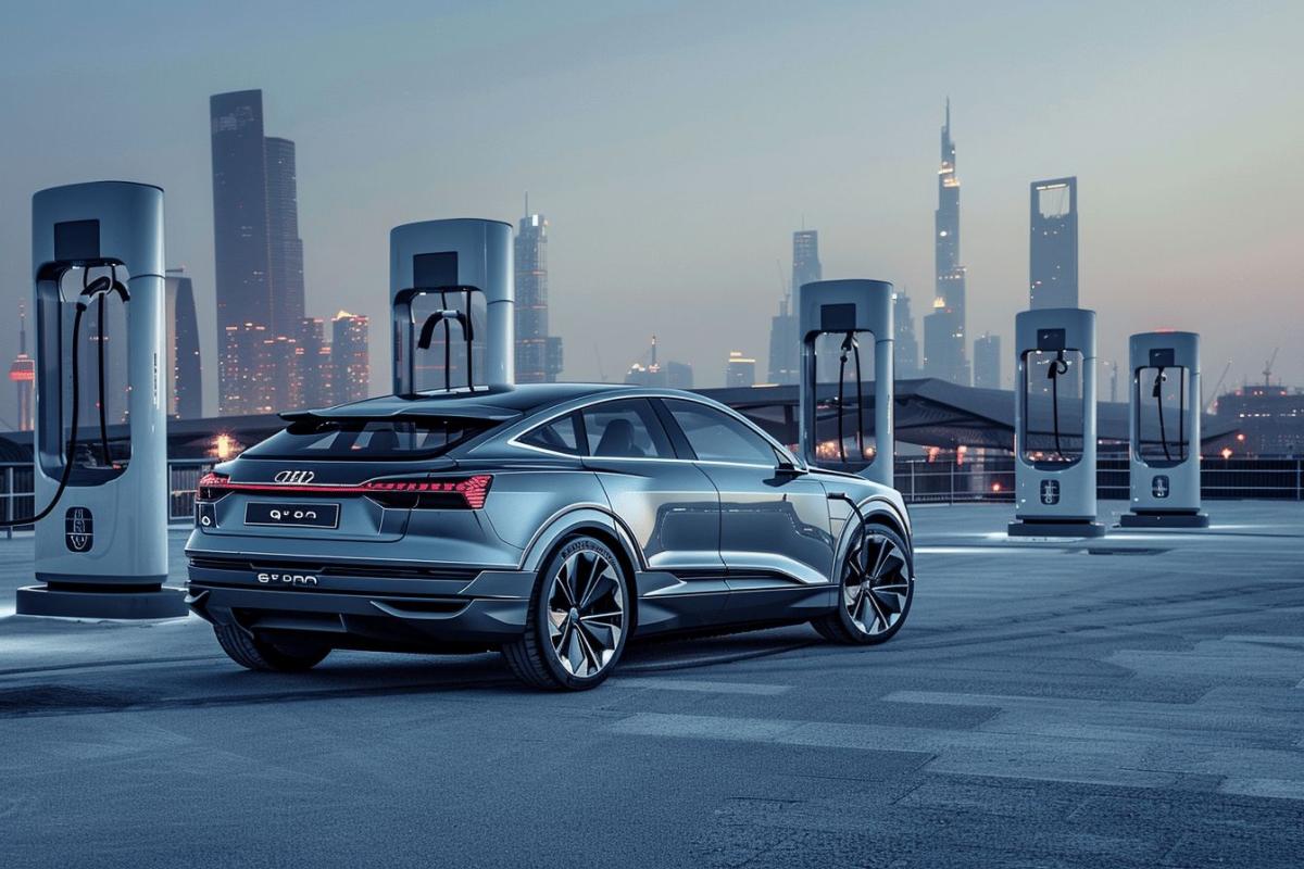 Audis extremes Q6 e-tron Konzept : Stille Revolution mit Portalachsen