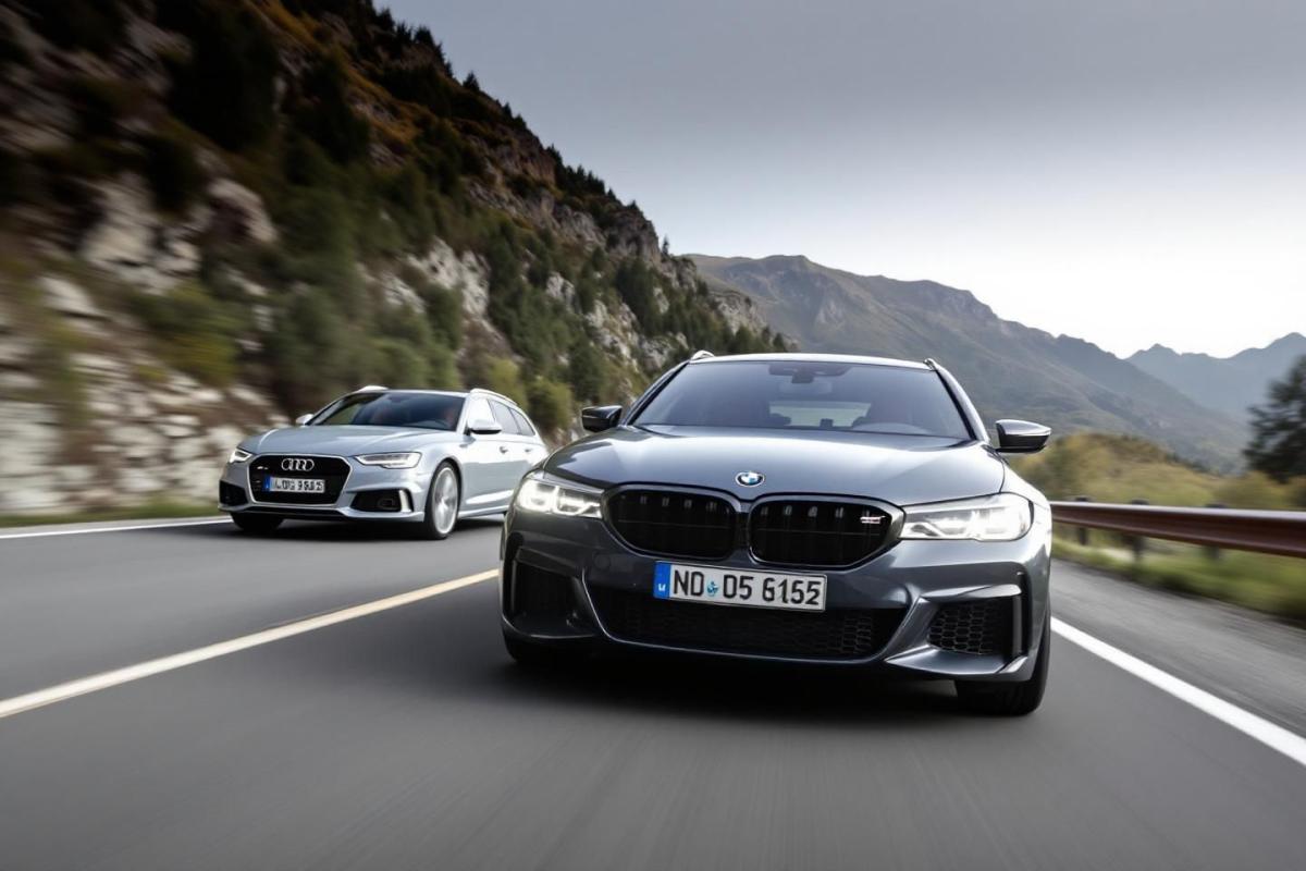 Ultimatives Duell : BMW M5 Touring gegen Audi RS6 Avant Performance im direkten Vergleichstest