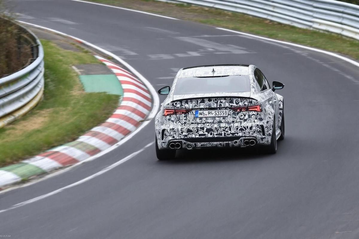 Audi RS3 GT Prototyp beim harten Test auf der Nürburgring erwischt