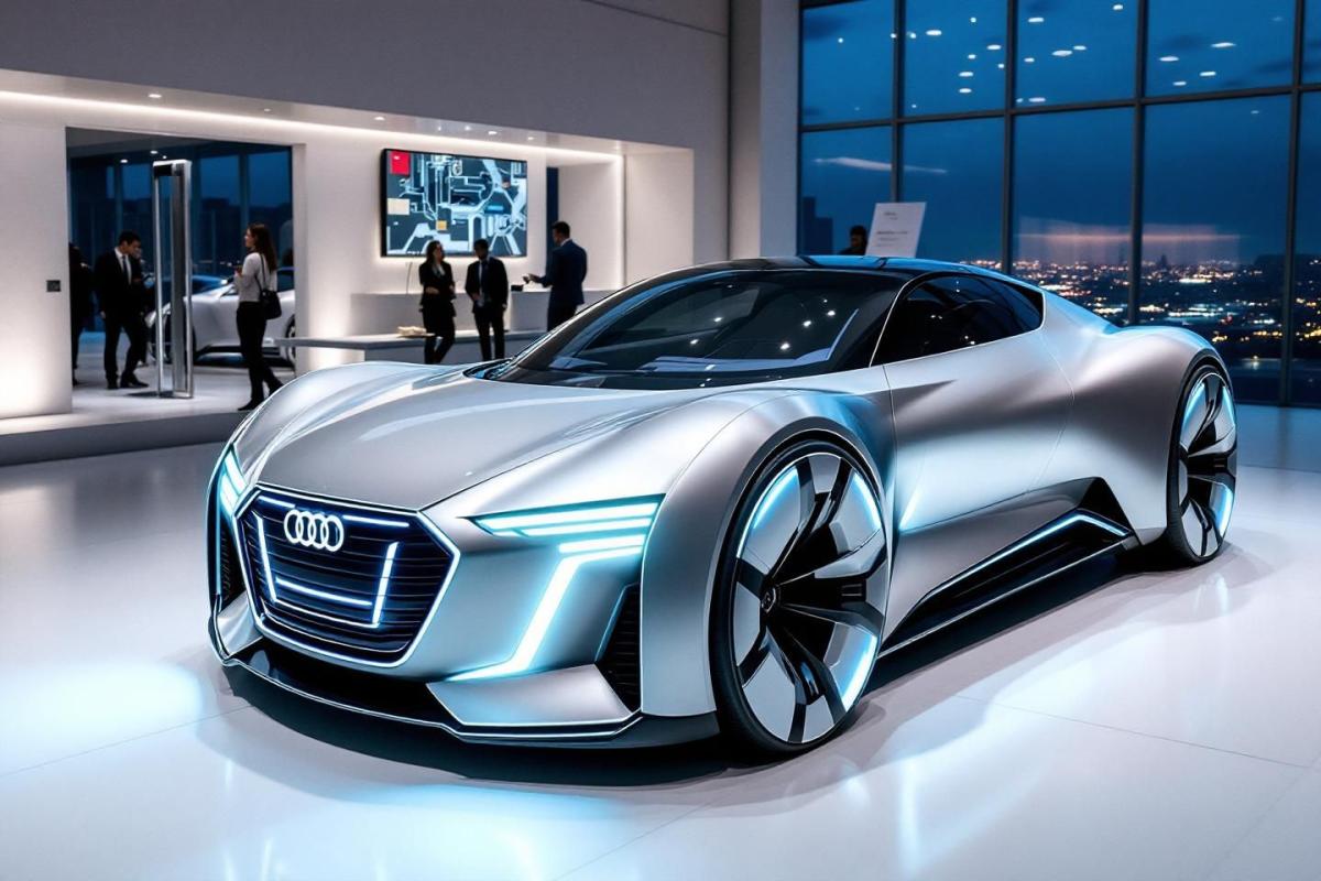 Audi enthüllt futuristisches Konzeptfahrzeug : beeindruckende Rückkehr zur Spitzenform