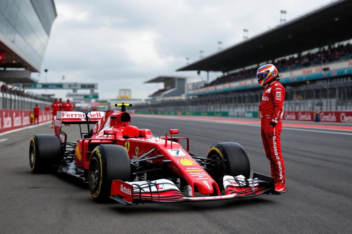 Exklusiv : Erstes Bild von Sergio Perez und Cadillac beim Ferrari F1-Test in Imola