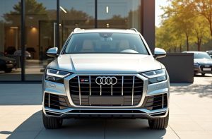 Händler preisen den Audi Q9 als perfektes Familienauto für Eltern an