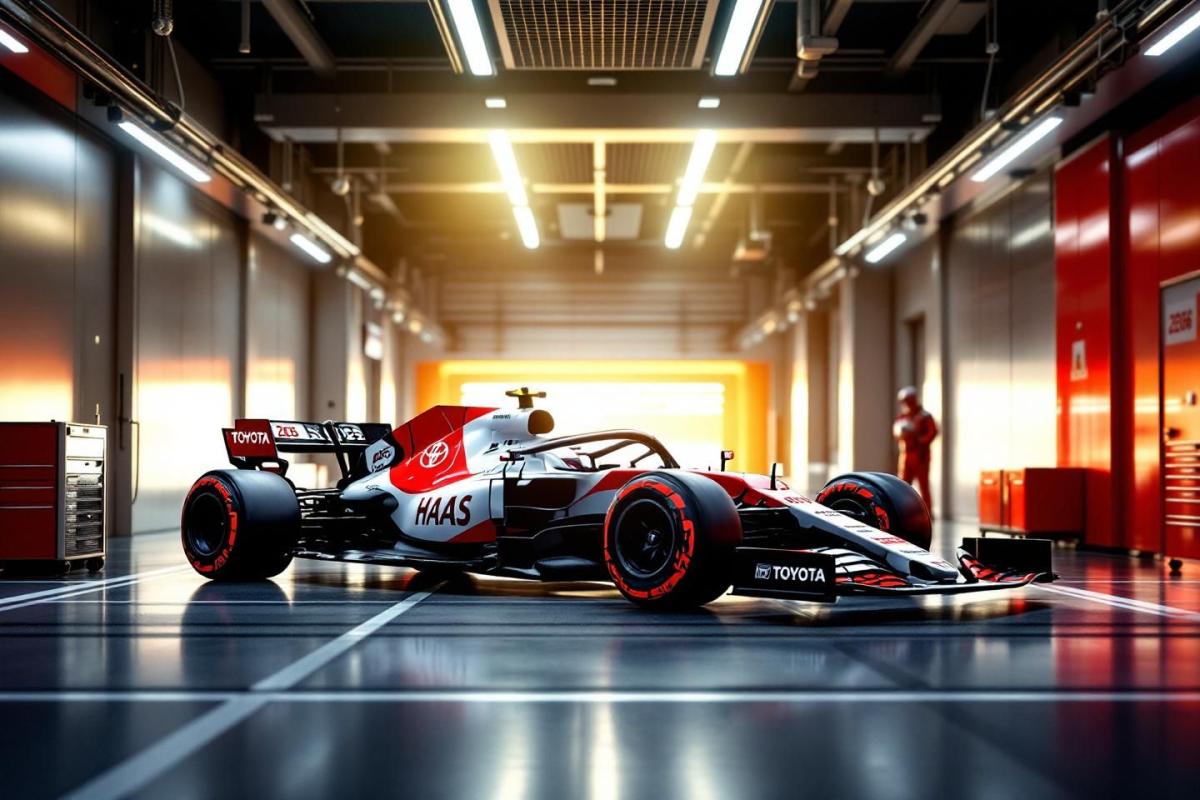 Haas enthüllt 2026 Formel-1-Lackierung mit Toyota als Titelsponsor